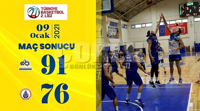 ÇBSK, İstanbul BBSK'yı 91-76 mağlup etti