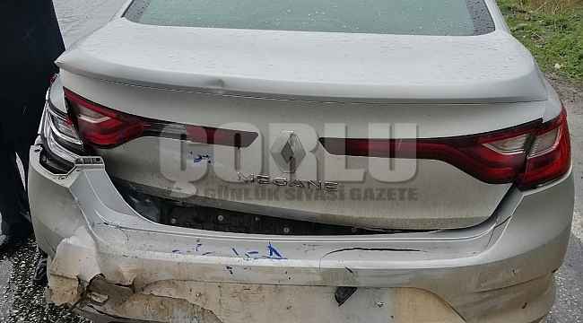 Muratlı'da trafik kazası: 1 yaralı