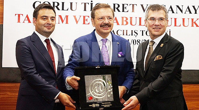  TOBB Başkanı Hisarcıklıoğlu Çorlu'da