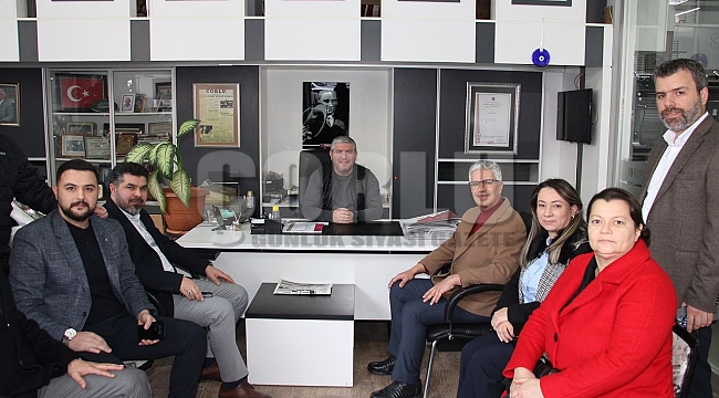 AK Parti Çorlu Belediye Başkan Adayı Hakan SUNAL ve Ekibinden Çorlu Gazetesi'ne Ziyaret.
