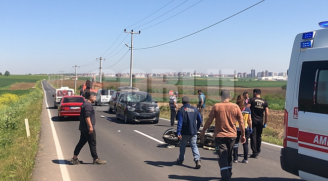  Çorlu'da trafik kazası: 2 yaralı
